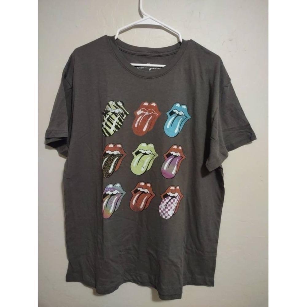 Rolling Stones Multi Tongue Rock Band Icon T-Shirt